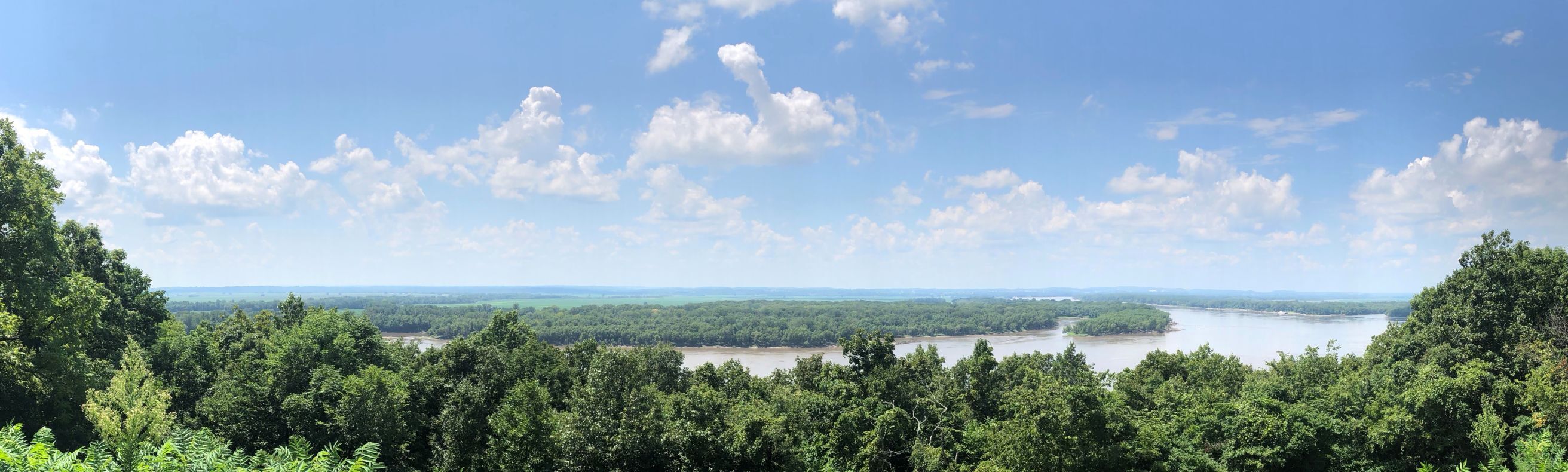 Confluence of Kaskaskia and Mississippi rivers